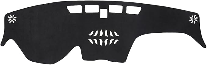 BIBLOZ Dash Cover for Hyundai Santa Fe 2019-2023 Accessories Black Flannel Dashboard Cover Mat Car Dashboard UV Sun Protection