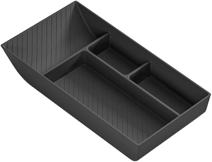 SXCY for 2025 2026 Tesla Model Y Center Console Organizer for 2026 Tesla Model Y Accessories Silicone Under Center Console Tray for 2026 Tesla Model Y Under Console Storage