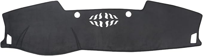 BIBLOZ Dash Cover for Kia Seltos SUV 2021-2023 Accessories-Black Flannel Dashboard Cover Mat-Car Dashboard UV Sun