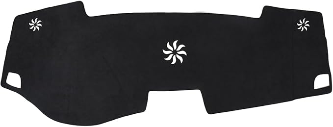 BIBLOZ Dash Cover for Toyota Sienna 2011-2014 Accessories Black Flannel Dashboard Cover Mat Car Dashboard UV Sun Protection