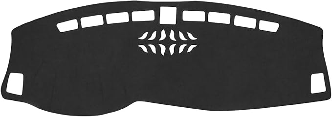 BIBLOZ Dash Cover for Kia Sportage 2017 2018 2019 2020 2021 2022 Accessories Black Flannel Dashboard Cover Mat Car Dashboard UV Sun