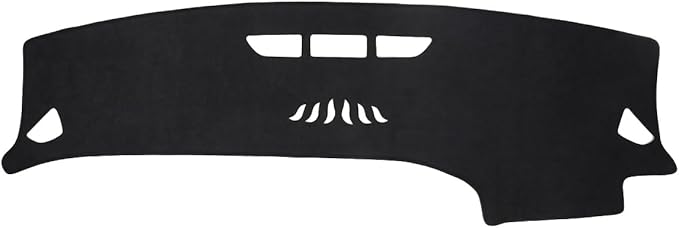 BIBLOZ Dash Cover Mat for Mercedes Benz 2020-2024 2025 2026 GLE Model GLE350 GLE450 GLE450e GLE580 GLE53 GLE63 Accessories Black Flannel Interior Trim Car Dashboard UV Sun (No HUD)