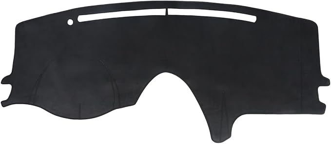 BIBLOZ Dash Cover for Toyota Sienna 2004-2010 Accessories Black Flannel Dashboard Cover Mat Car Dashboard UV Sun Protection