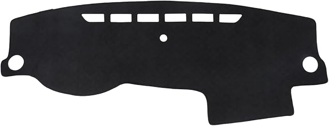 BIBLOZ Dash Cover for Volkswagen Jetta 2011-2018 Accessories Black Flannel Dashboard Cover Mat Car Dashboard UV Sun