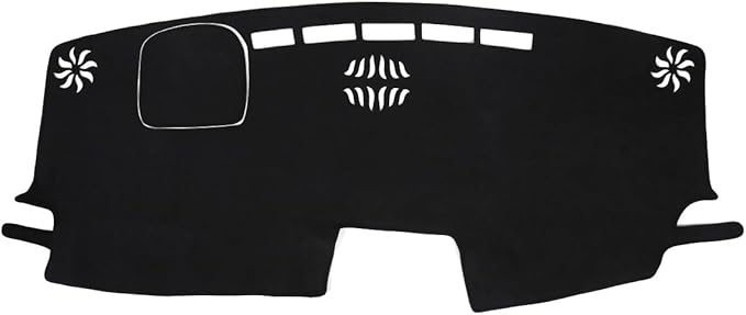 BIBLOZ Dash Cover for Toyota Sienna 2021-2025 2026 Accessories Black Flannel Dashboard Cover Mat Car Dashboard UV Sun Protection(No for XSE/Limited/Platinum)