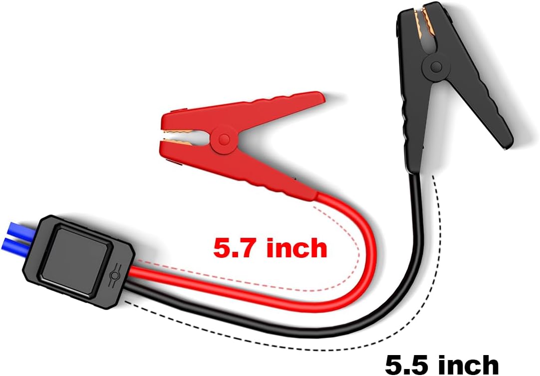 Jumper Cables for Car Battery Cable Wire Heat Resistant Smart Jump Clamp Cars RVs & Charge Heavy Duty Vehicles Tools