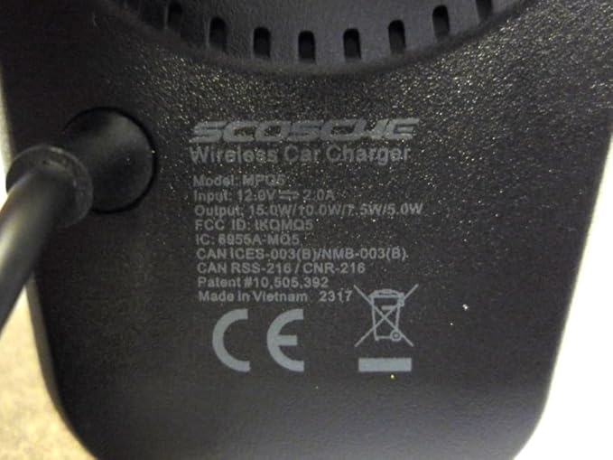 Scosche MPQ5WD MagicMount Pro Charge5 15W MagSafe Wireless Charging Dashboard/Windshield Phone Mount for Car, Magnetic Phone Holder Compatible with iPhone 12/13/14/15/16/Pro/Pro Max, Galaxy, and More