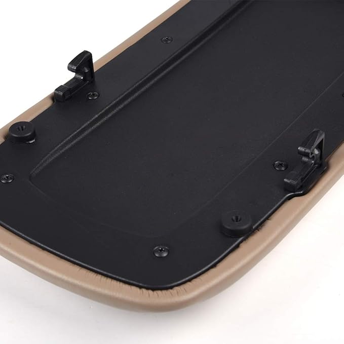 PIT66 Center Console Lid, Compatible with 1997-2000 Ford Explorer/1997-2001 Mercury Mountaineer/2001-2002 Ford Explorer Sport Trac Beige