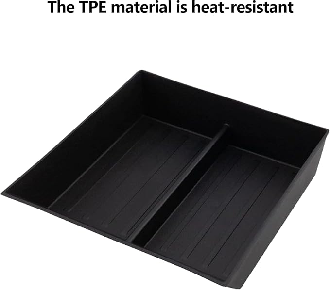 2025 Tesla Cybertruck Center Console Organizer Tray Armrest Organizer Storage Box Tray TPE Center Consoles Storage Box Armrest Console Organizer 2024 Cybertruck Accessories