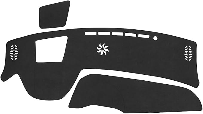 BIBLOZ Dash Cover for Lexus RX RX 350/ RX 350h/ RX 450h+/ RX 500h 2023 2024 2025 2026 Accessories Black Flannel Dashboard Cover Mat Car Dashboard UV Sun