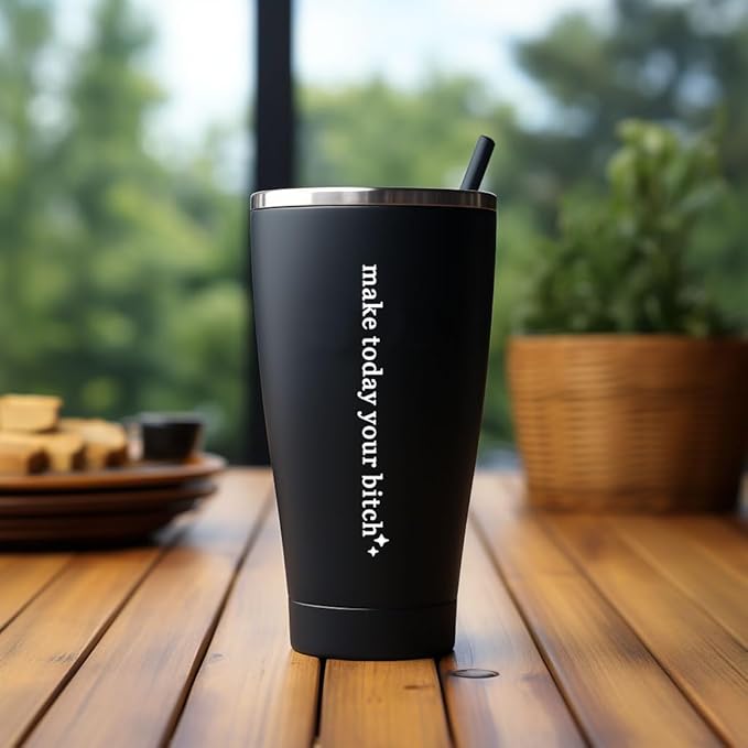 2 x Make Today Your Bi*ch, Rear View Mirror Decal, Car Sticker, New Car Decor, Funny Vinyl Decal Sticker, Car Mirror Sticker, Motivational Humor Decal, Sister Gift, Water Bottle Sticker