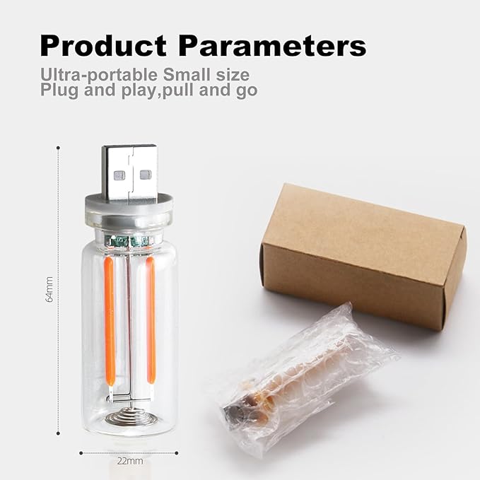 Touch Control Retro USB Night Light, Touch Adjustment Lights,Plug in USB Auto Night Light, Mini LED Bulb for Car, Camping, Gift, Party, Holiday Decoration, Bedroom, Desktop (Pink, 901)