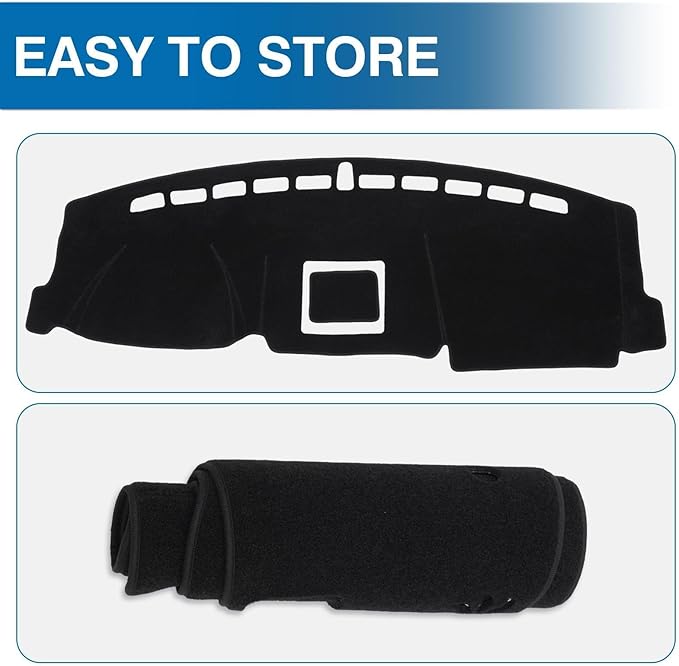 KUST Car Dash Cover for Ford Expedition 2018-2021 (Only fits 4.3-inch Touch Screen Dashboard. Not fits 12-inch/15.5-inch Touch Screen Dashboard) Dashboard Cover Non-Slip Accessories for Expedition