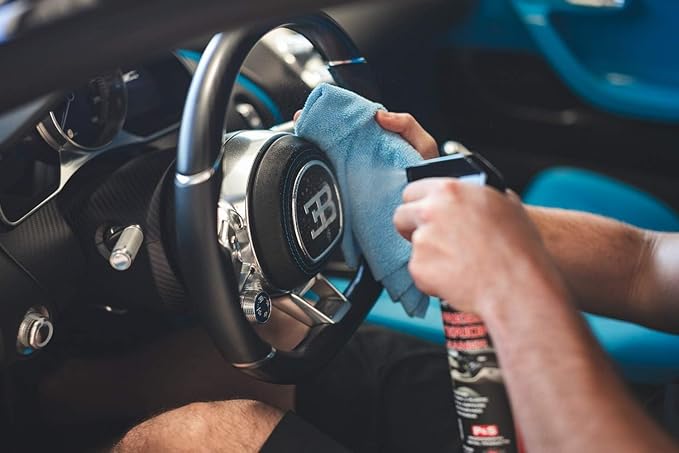 P & S Professional Detail Products Xpress Interior Cleaner – Safe for Leather, Vinyl, Plastic & More, Removes Dirt, Grease & Oil, No Residue, Fresh Scent, No Dilution Needed - 16 oz Spray