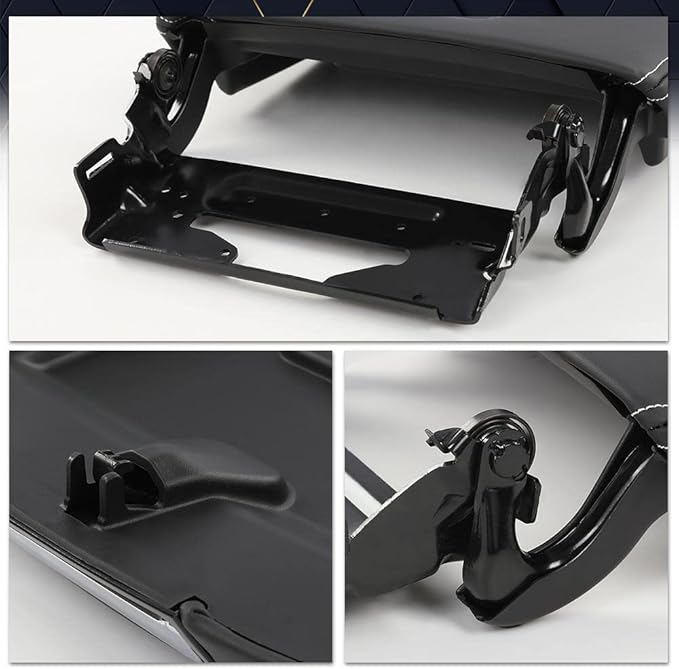 PIT66 Center Console Armrest Lid Compatible with Chevy Tahoe/Suburban/GMC Yukon/Yukon XL 2015-2019 Console Cover Armrest Lid Brown 0227083AA L0227083AA Black