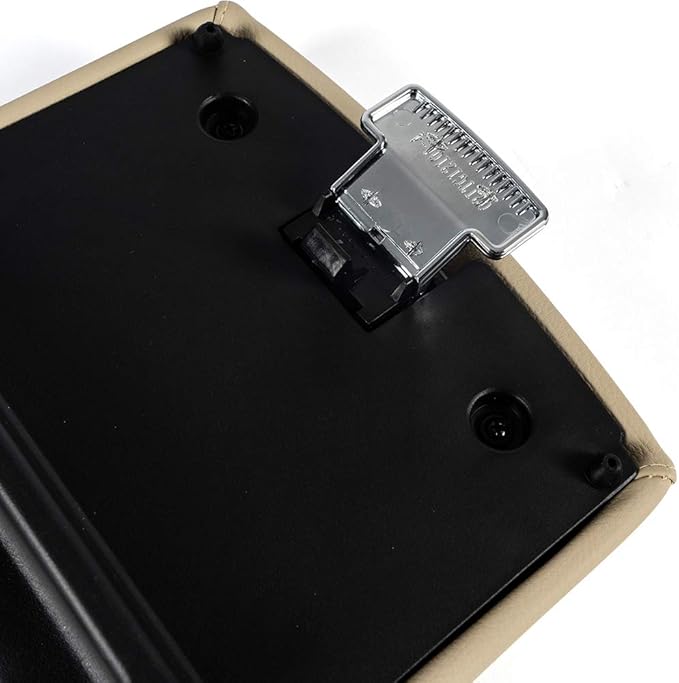 PIT66 Center Consoles Lid, Console Armrest Cover Compatible with Ford Flex 2013 2014 2015 2016 2017 Arm Rest lid, Beige FA8Z-7406024-AA FA8Z7406024AA