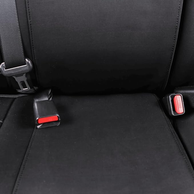 EKR Custom Fit Tacoma Front Car Seat Covers for Select Toyota Tacoma (Petrol & Hybrid) 2024 2025 Double cab SR,SR5,TRD Sport,TRD Off-Road,Limited - Front Row Only,Neoprene (Black)