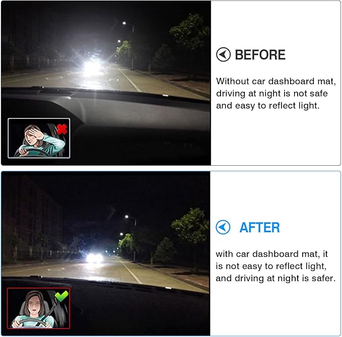 Autorder Dashboard Cover Mat for 2015-2020 2021 2022 Chevrolet Chevy Colorado Accessories Dash Cover Flannel Dash Mat Sunshade Glare UV Rays Protector