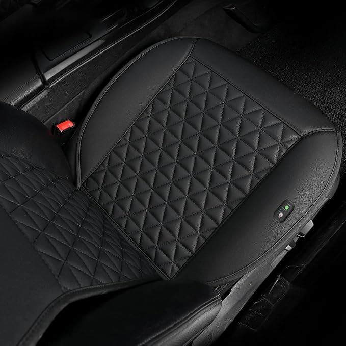 Seat Cushion, Comfortable Seat Cover with Full Back Support, Universal Seat Cushion for Front Seat in Winter
