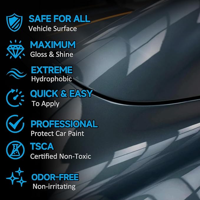 Automotive Body Coating Agent, Car Coating Spray for Car Wax Polish Paintwork Shine & Protection, Automotive Gloss & Shine Stuff Detailing Supplies-500ml/17 Fl.Oz