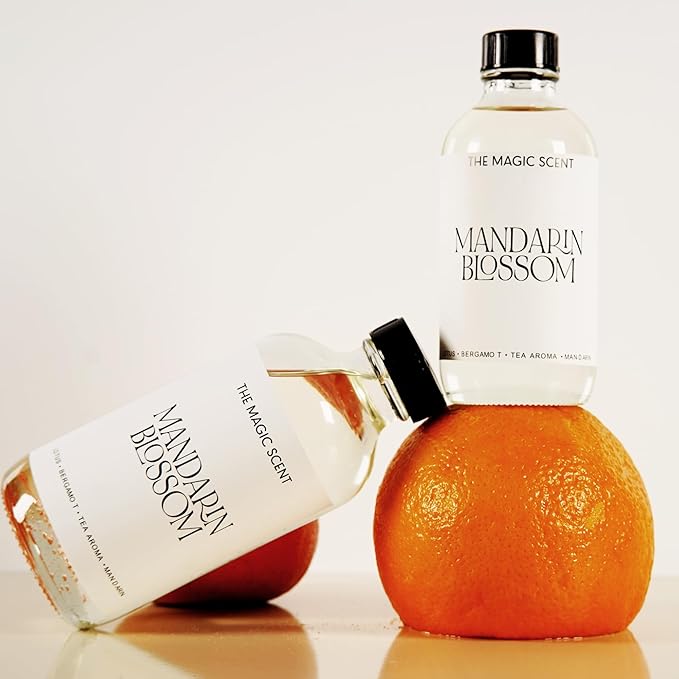The Magic Scent Mandarin Blossom Diffuser Oil - Hotel & Home Luxury Scents Inspired by St. Regis Hotel, Maldives - Diffuser Oil Scents for Home Designed for Use in All Diffusers - 16.9 fl oz, 500 mL