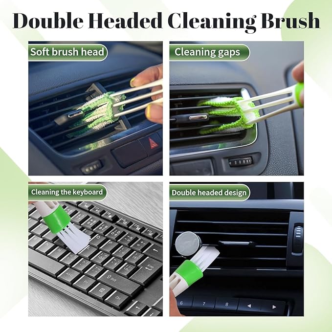 12pcs Auto Car Detailing Brush Set,Car Interior Cleaning Kit,Including 5pcs Car Detailing Brushes, 3pcs Wire Brush,1pc Rim Brush and Car Wash Gloves,1pc Dashboard Mini Brush and Wash Towels Car.