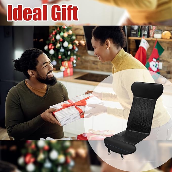 Universal Fit Vehicle Seat Cover, Front Position, (Black, 4-Pack)