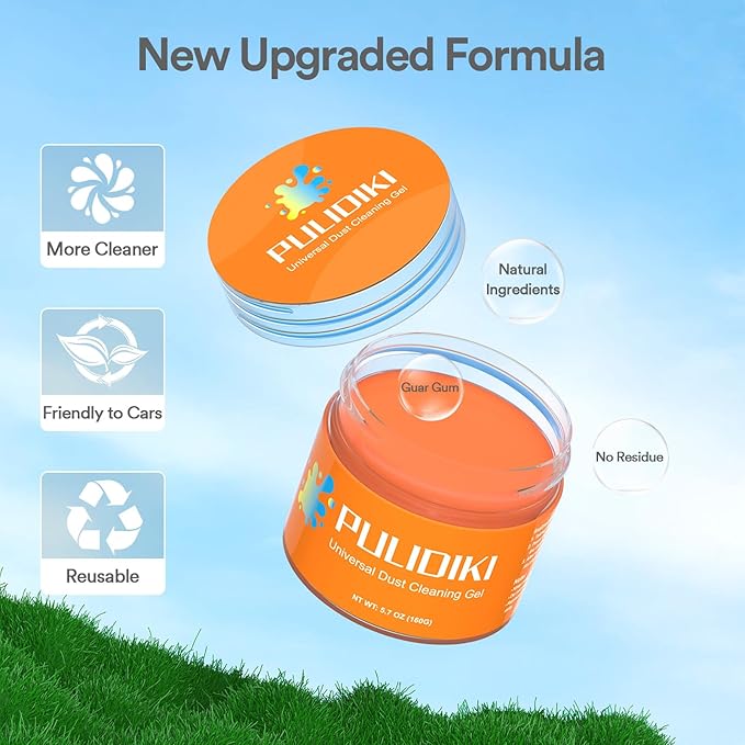 PULIDIKI Car Cleaning Gel Putty Auto Detailing Tools Interior Cleaner Slime Car Accessories Christmas Stocking Stuffers Gifts for Women Men Teens Mom Dad White Elephant Gifts for Adults