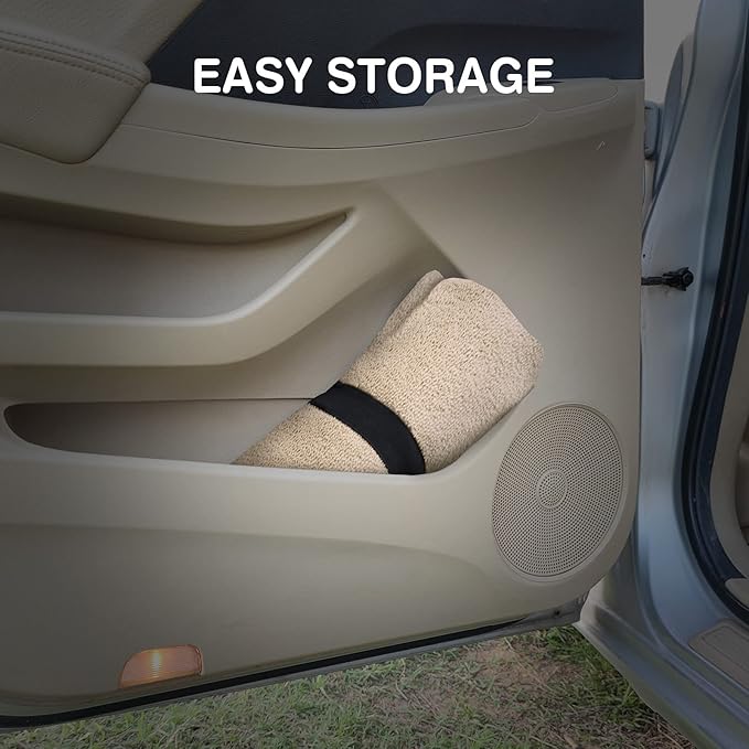 Leader Accessories Towel Waterproof Car Seat Cover Beige for Trucks SUV Seats Fitness Athletes Pets Gym and Water Sport