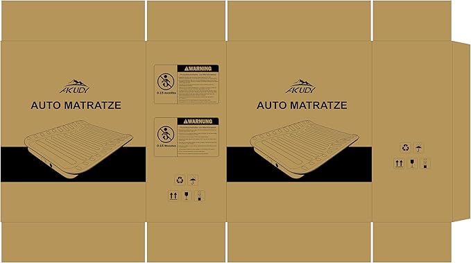 Self-Inflating SUV Air Mattress with Built in Electric Pump,car air Mattress for Trunk,Portable car Mattress for Travle and Camping (Light Gray)