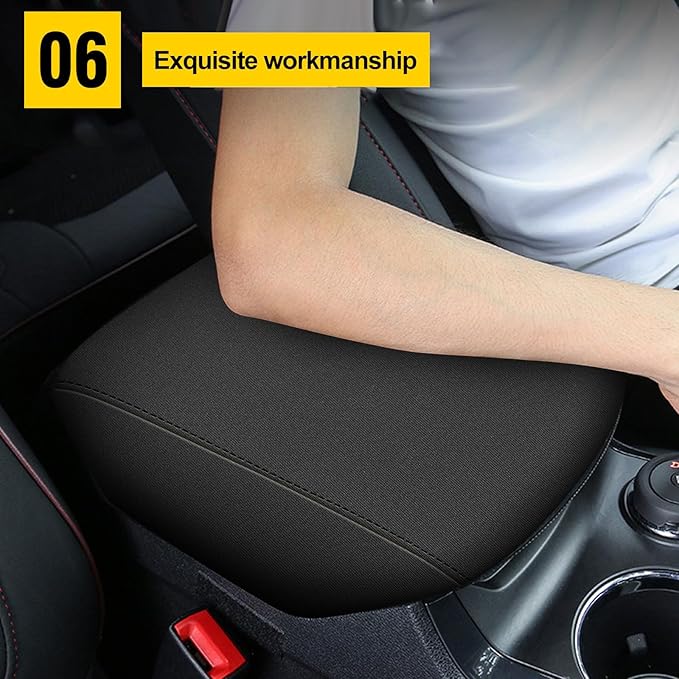 AOMSAZTO Armrest for 2011-2019 Ford Explorer Cloth Elastic