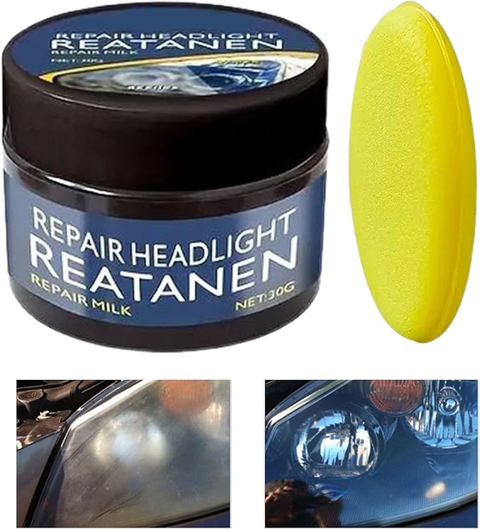 Car Headlight Restoration Kit,Auto Headlight Restoration Kit | Polisher Detailing Repair Cars Trim Rim Bumper Vehicles Interior for Lens Cleaning Scratch Removal Foggy