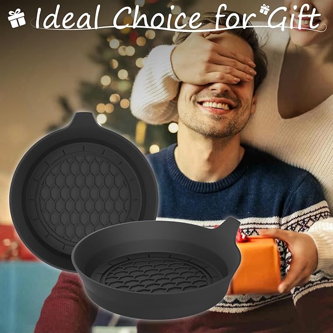 4 PCS Car Cup Coasters, Universal Cup Holder Coaster for Car Accessories, Bling CupHolders Insert for Women Non-Slip Silicone Car Cup Holder Coasters