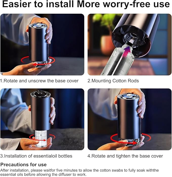 Amor Lyris 2 Packs Essential Oil Refill for Smart Car Air Freshener, 3.5OZ Car Diffuser Refill, Aromatherapy Perfume Refill Can be Used for 4-8 Months, Made with Natural Plant Extracts, Ocean NEW