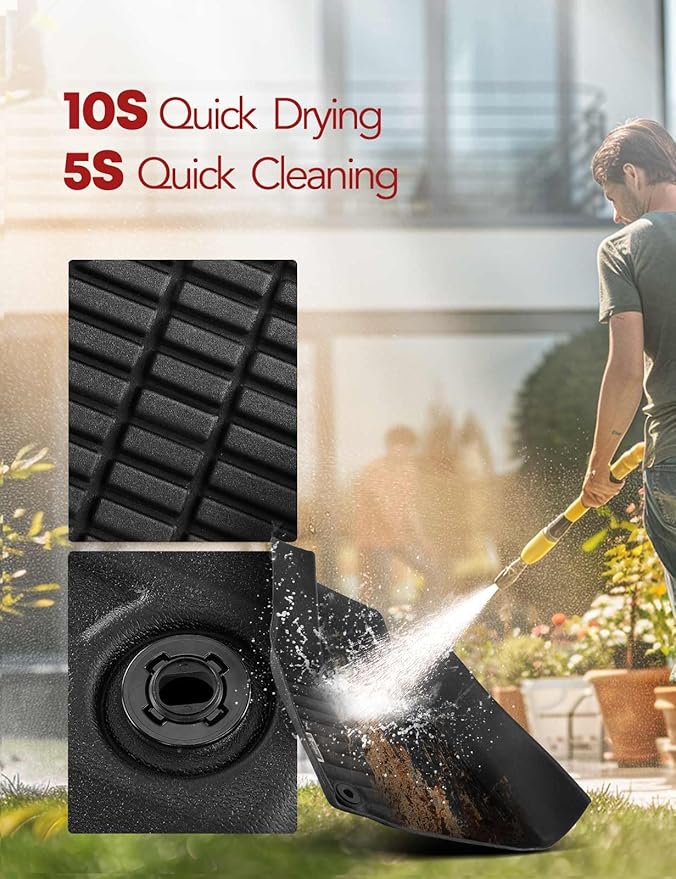 YHTAUTO Floor Mats Fit Lexus GS F GS200t GS300 GS350 GS450h Not fit AWD, TPE All Weather Car Mats Waterproof Anti-Slip Odorless Floor Liner, Interior Car Accessories Front & 2nd Row Liner