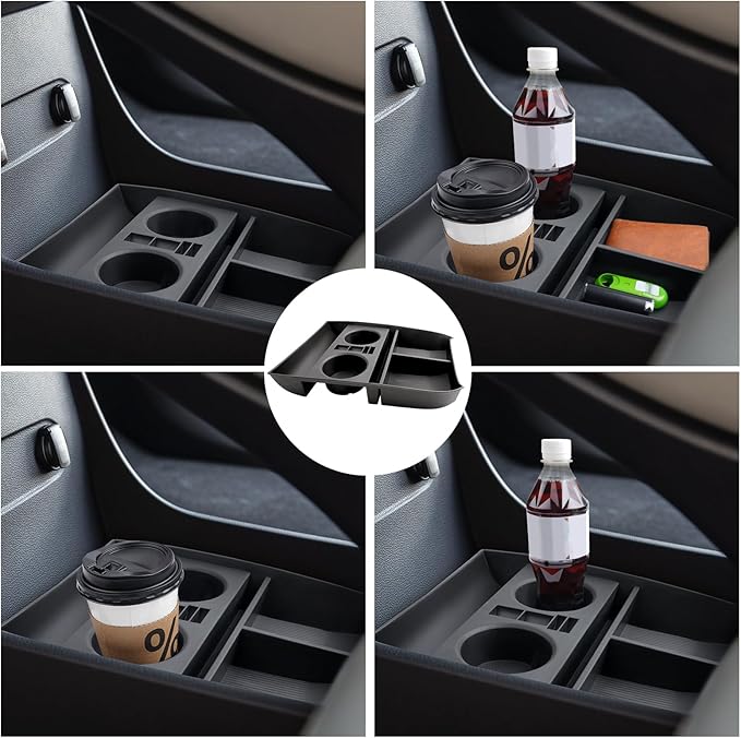 2025 Palisade Lower Console Organizer for 2020 2021 2022 2023 2024 2025 Hyundai Palisade SE/SEL/XRT/Limited/Calligraphy Under Armrest Organizer Insert Tray w/Cup Holder 2025 Palisade Accessories