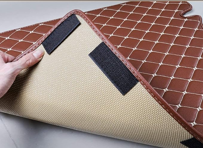 Tesla Model Y Rear Trunk Storage Mat Car Trunk Liner Compatible with Tesla Model Y (2020-2026) 2 Piece