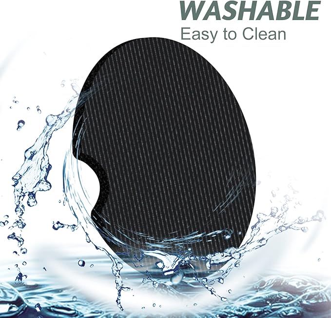 Topographic Anti-Slip Rubber Car Cup Mat with 2 Pack Cup Holder Coasters for Men & Women, Cute Interior Accessories