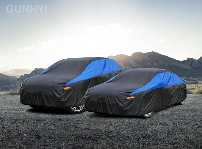 Tesla Car Cover Custom Fit Tesla X Waterproof All Weather, Lightweight Full Exterior Cover for Automobiles Outdoor Sun UV Rain Dust Snow Wind Protection.