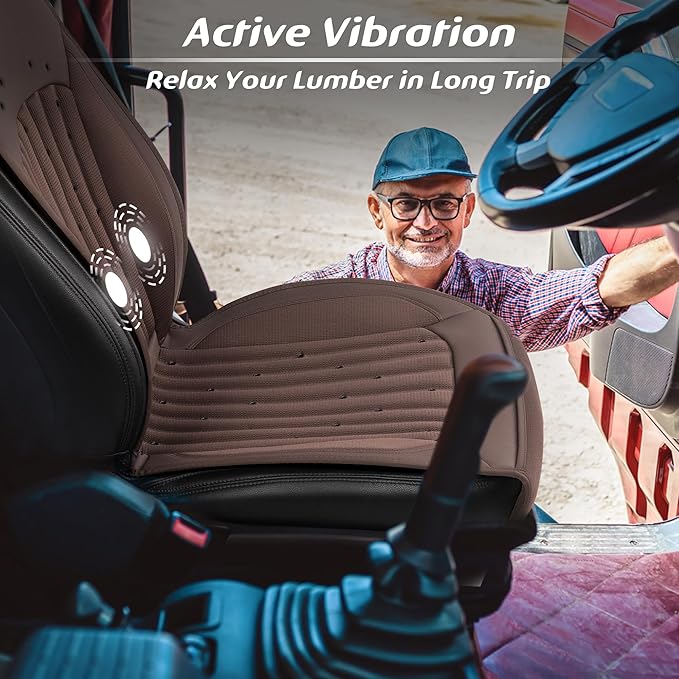 2025 Upgraded Design Comfortable Seat Cover, Universal Seat Cushion for Winter, Fashion Brown