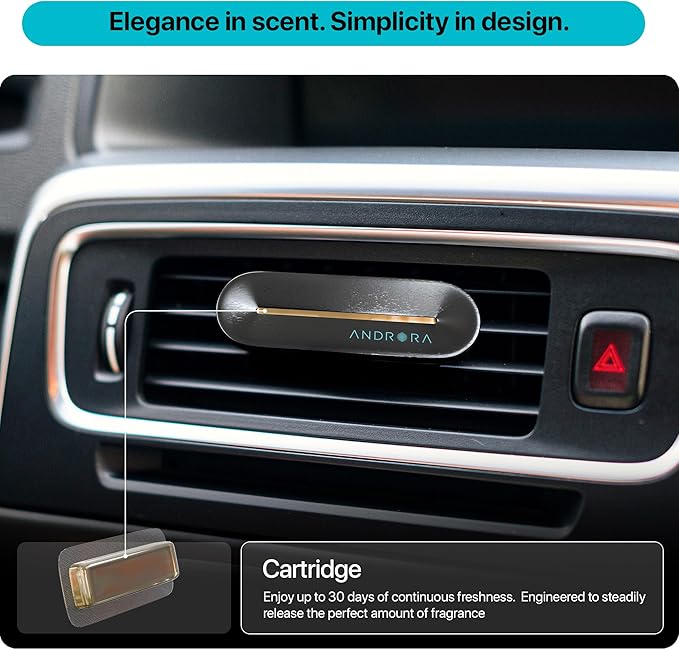 Twilight Car Air Freshener Vent Clip – Minimalist & Premium Design – Long-Lasting 30-Day Scent – Cruelty-Free – Third-Party Tested for REACH & CA Prop 65 Safety – Odor Eliminator for Cars