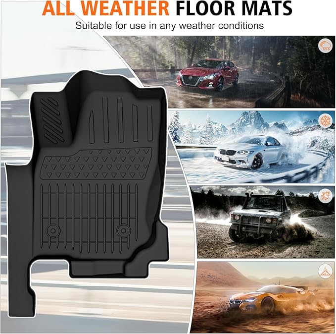 Floor mats & Trunk Mat Custom Fit for 2025 Toyota 4Runner 5 seat (Non for Hybrid/EV), All Weather Protection TPE Rubber Floor Liners Anti-Slip Waterproof Cargo Mat 2025 Toyota 4Runner Accessories