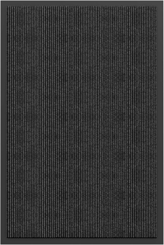 Amyracel Front Door Mat Indoor Outdoor Entrance, 48" x 72" All-Season Waterproof Doormat for Enterway, Heavy Duty Commercial Floor Mat, Fade Resistant, Rubber Back, Low Profile, Easy Clean