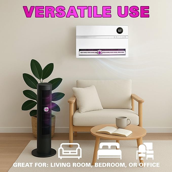 Air Jungles Car Air Fresheners Clip 6 Ct, Variety Pack Vent Clips, 4ml Each, Long Lasting Up to 180 Days Refresher Odor Eliminator, Multi Scent Ideal Gift for New Car Owner