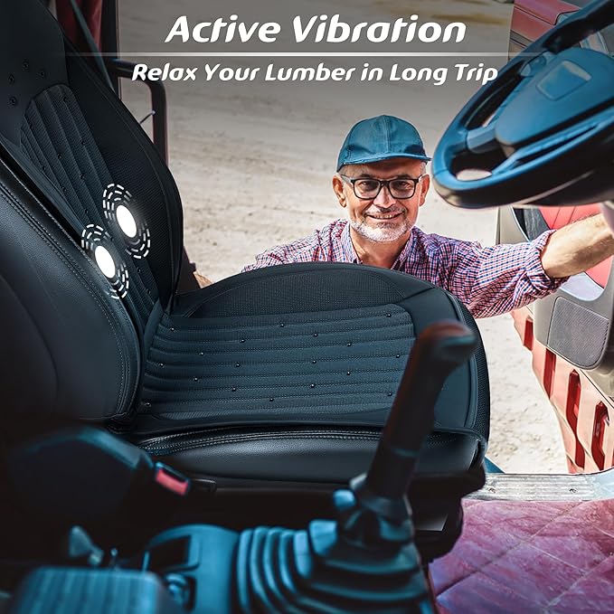 2025 Upgraded Design Comfortable Seat Cover, Universal Seat Cushion for Winter, Fashion Black