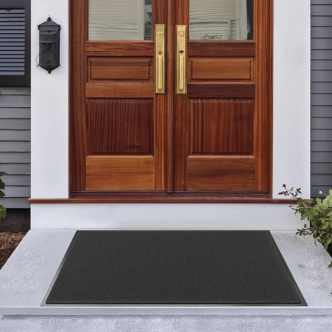 Amyracel Front Door Mat Indoor Outdoor Entrance, 24" x 72" All-Season Waterproof Doormat for Enterway, Heavy Duty Commercial Floor Mat, Fade Resistant, Rubber Back, Low Profile, Easy Clean