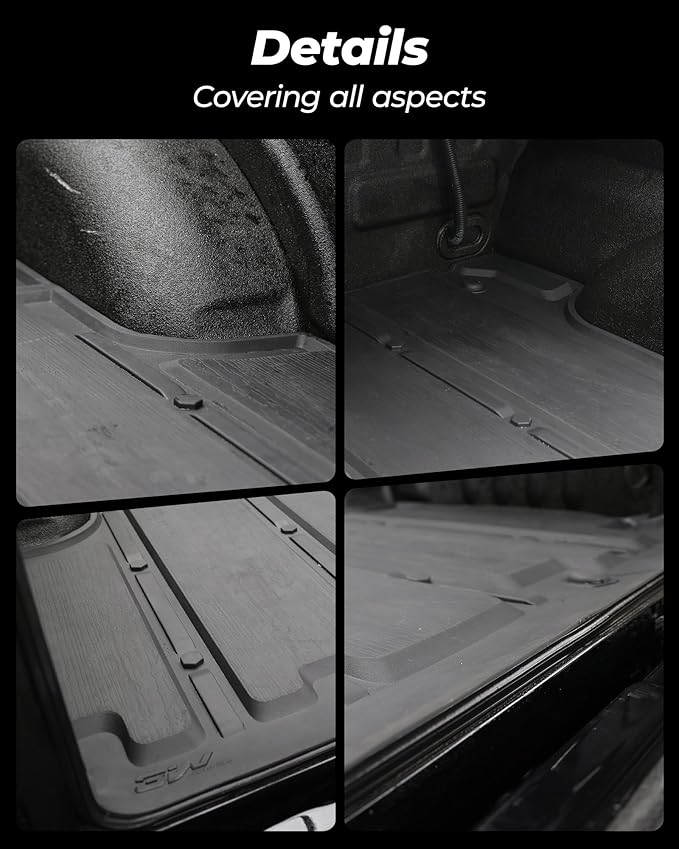 3W Front Cargo Liner Fit for Silverado EV/GMC Sierra EV/Sierra EV Denali 2024 2025 Accessories All Weather TPE Custom Fit Front Trunk Liner for Silverado EV/GMC Sierra EV/Sierra EV Denali