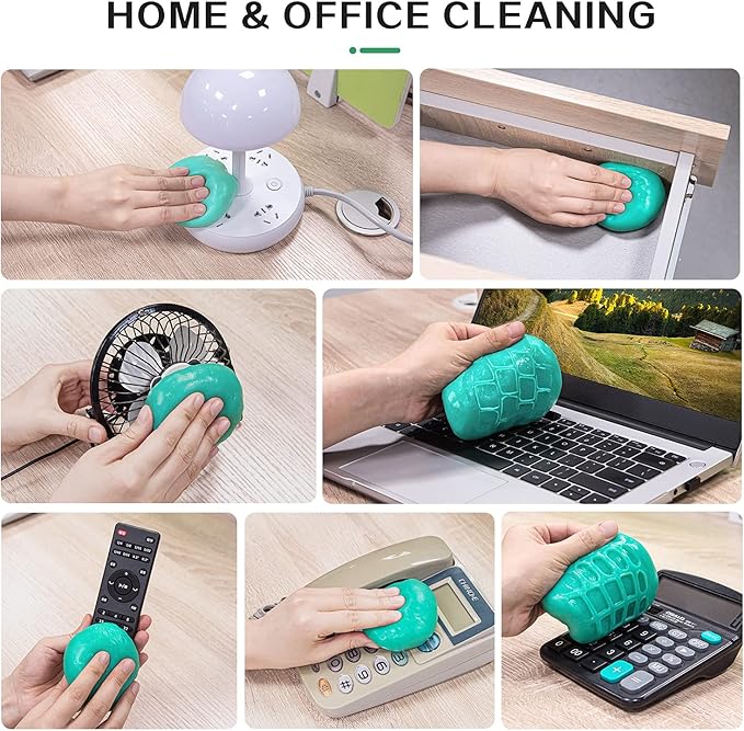 TICARVE Cleaning Gel for Car Detailing Car Cleaning Putty Auto Detailing Gel Detail Tools for Car Interior Cleaner Kit Car Vent Cleaner Automotive Car Cleaner Green