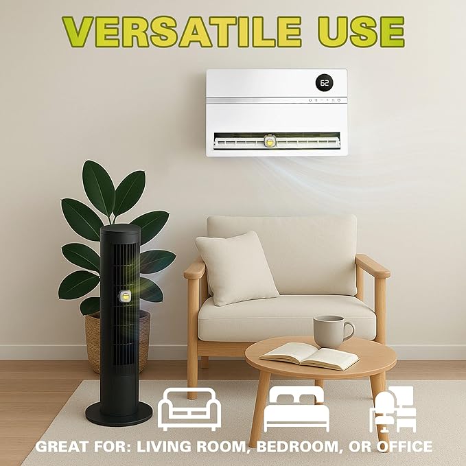 Air Jungles Serene Summer Scent Car Air Freshener Clip, 6 Vent Clips, 4ml Each, Long Lasting Air Freshener, Up to 180 Days Car Refresher Odor Eliminator