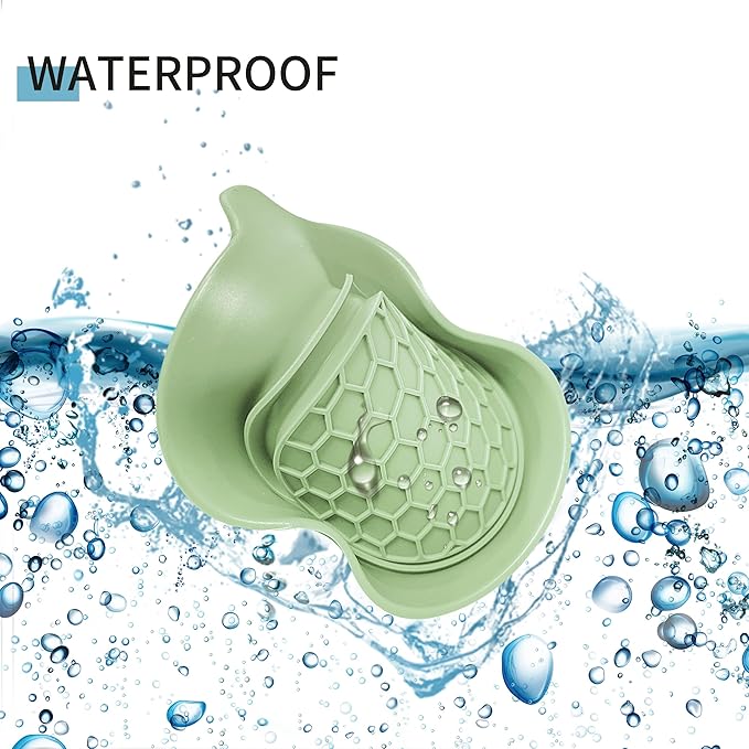 Amooca Car Cup Coaster Universal Automotive Waterproof Non-Slip Cup Holders Sift-Proof Spill Holder Car Interior Accessories 4 Pack Tea Green